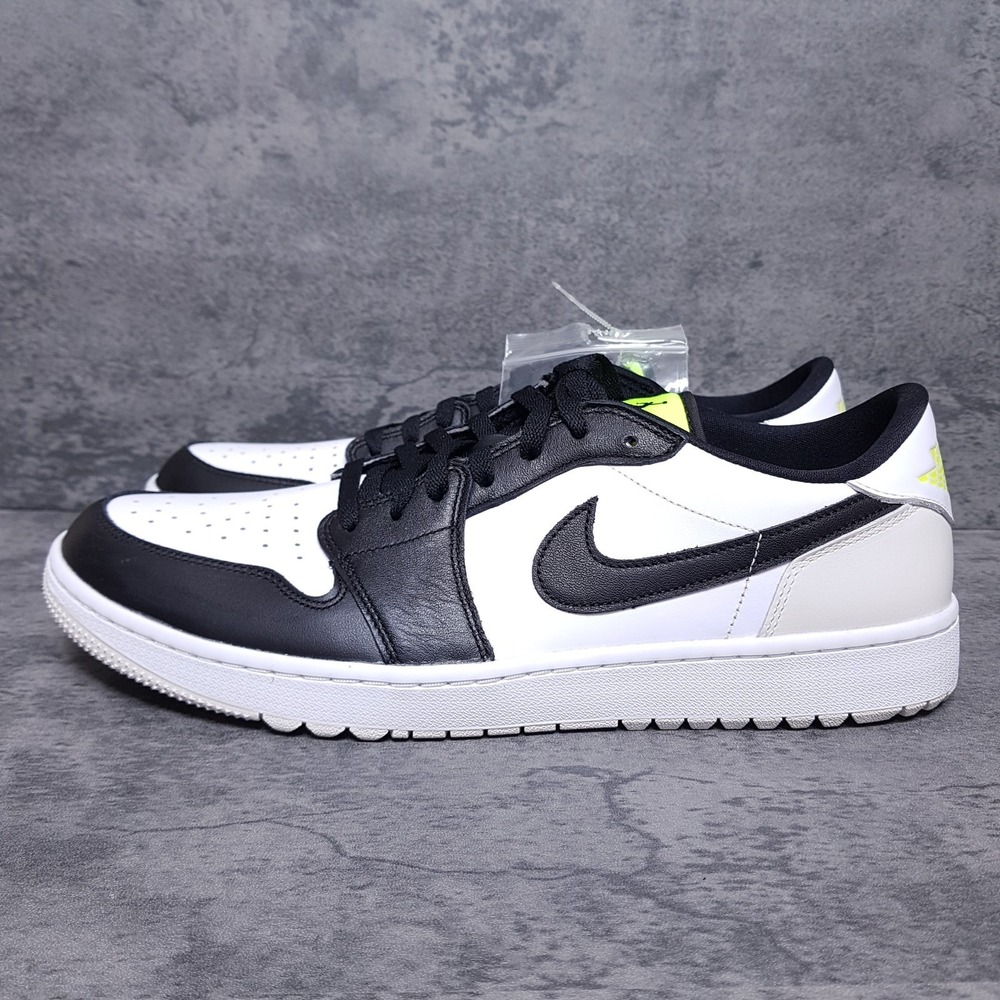 NIKE Air Jordan 1 Low Golf Shoes Mens‎ 14 White Phantom Volt Black DD9315-108